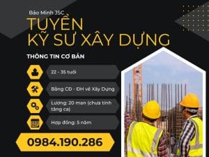 Đơn hàng visa kỹ sư xây dựng nhật bản hợp đồng 5 năm