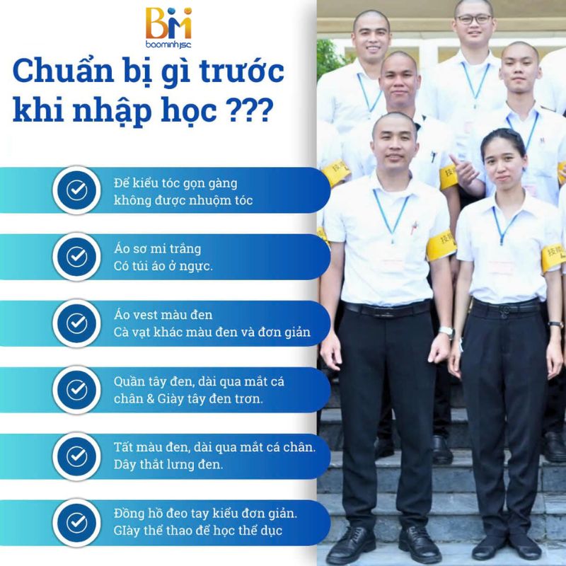 Đồ dùng cẩn chuẩn bị nhập học cho chương trình IM Japan