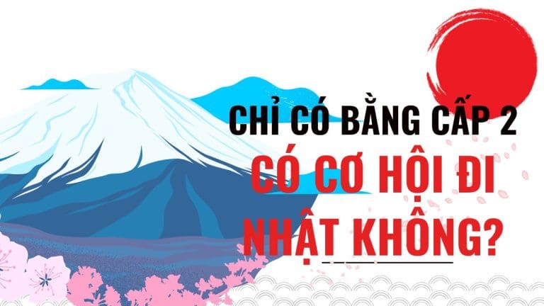 bằng cấp 2 đi nhật được không