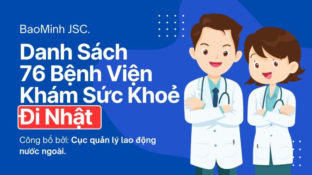 bệnh viện khám sức khỏe đi nhật