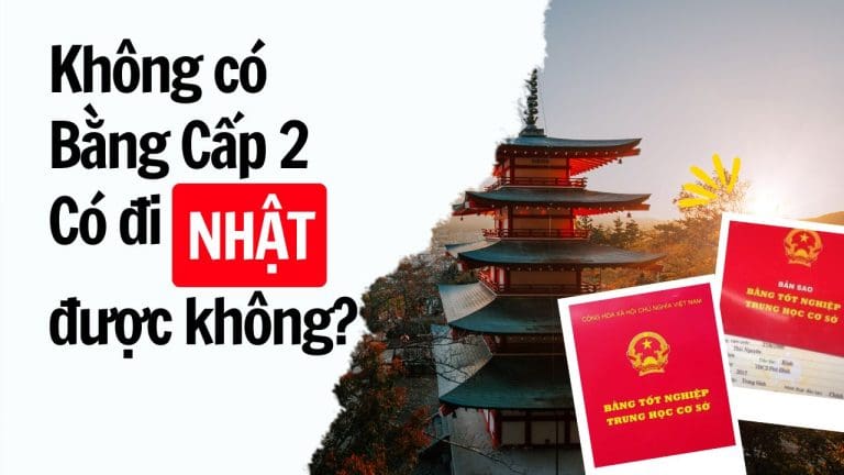 không có bằng cấp 2 có đi Nhật được không