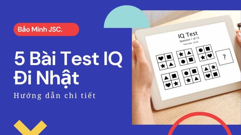 bài test iq đi nhật