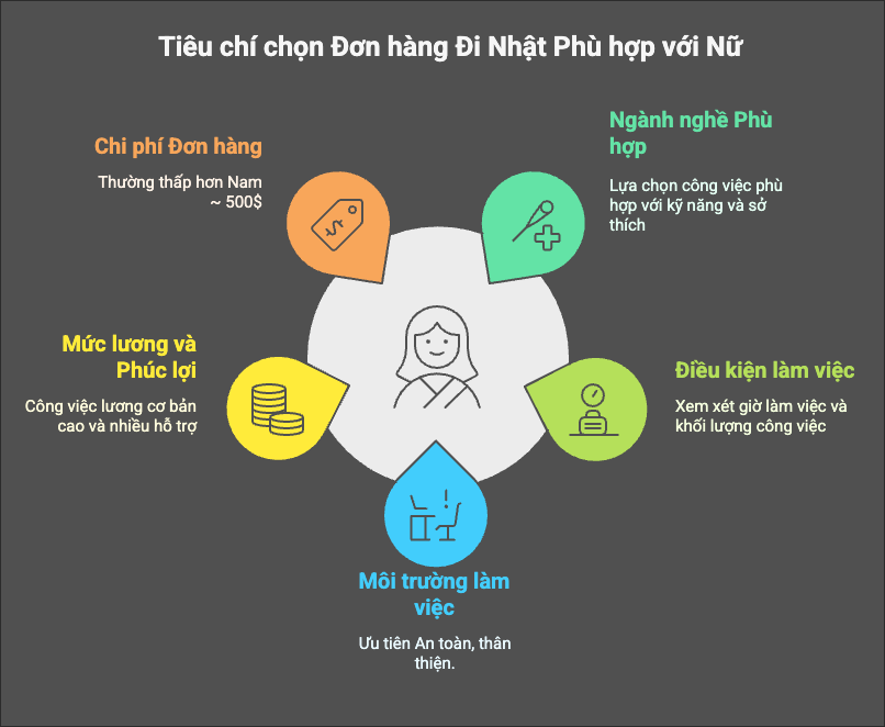 nên chọn đơn hàng nào khi đi nhật