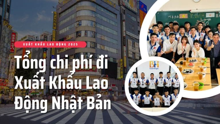 chi phí đi xuất khẩu nhật bản