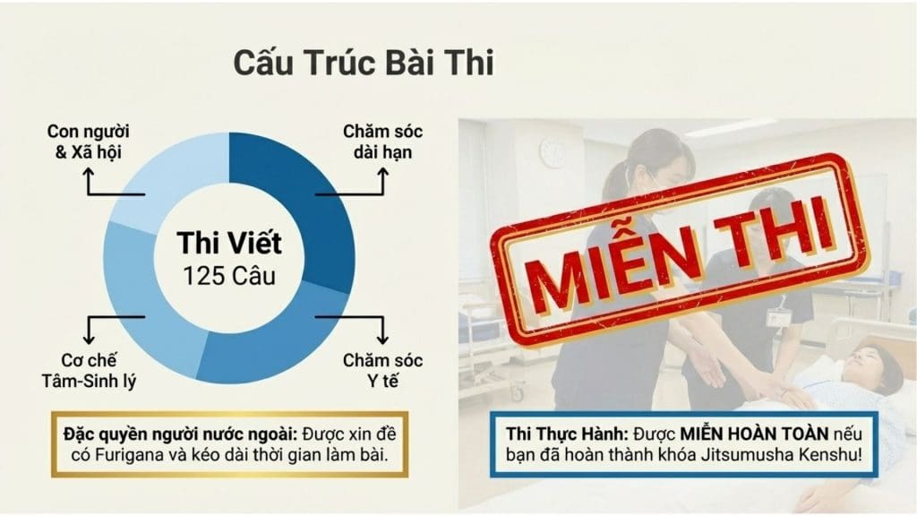 Cấu Trúc Bài Thi Chứng Chỉ Điều Dưỡng Nhật Bản
